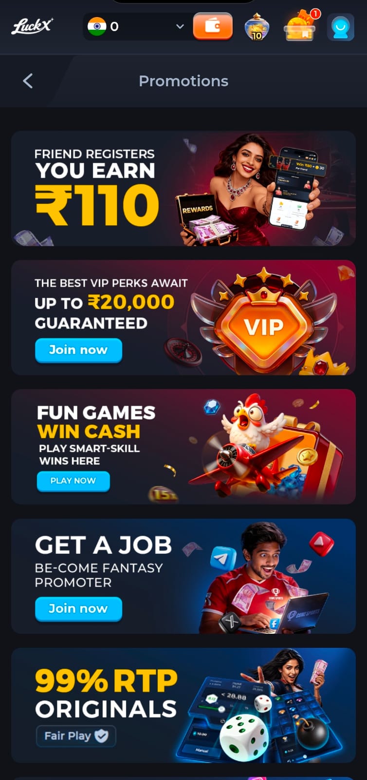 LUCKX Game